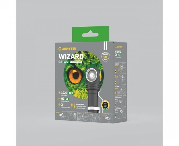 Latarka Armytek Wizard C2 WG Magnet USB Warm