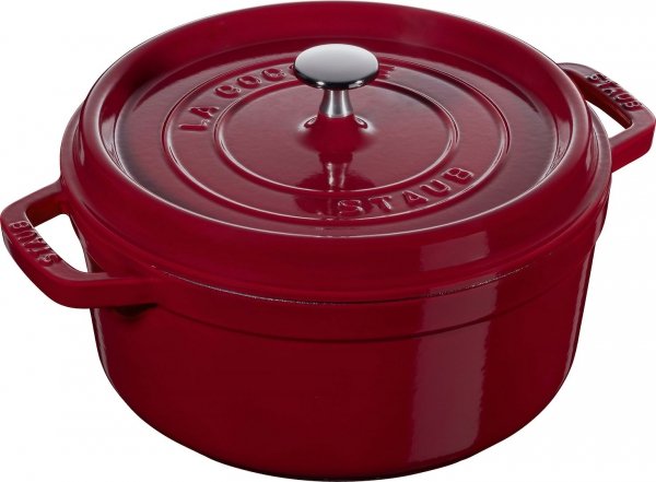 STAUB LA COCOTTE Garnek żeliwny okrągły 5.2 ltr bordeaux