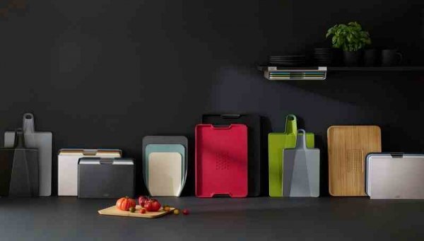 JJ - Deska do krojenia czerwona, Cut&amp;Carve