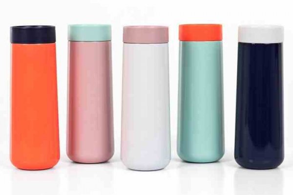 Lund London Kubek podróżny 350ml koral/indygo, Travel