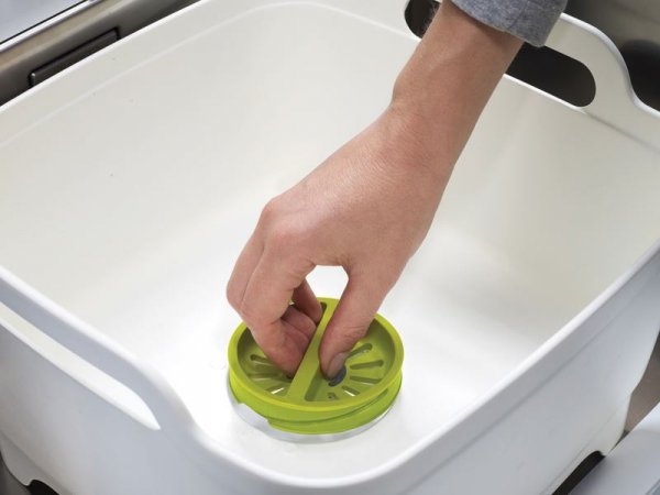 JJ - Miska z odpływem Wash&amp;Drain, szara
