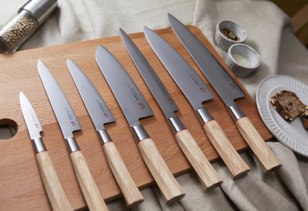 Nóż kuchenny Suncraft SENZO TWISTED OCTAGON Santoku small 143 mm
