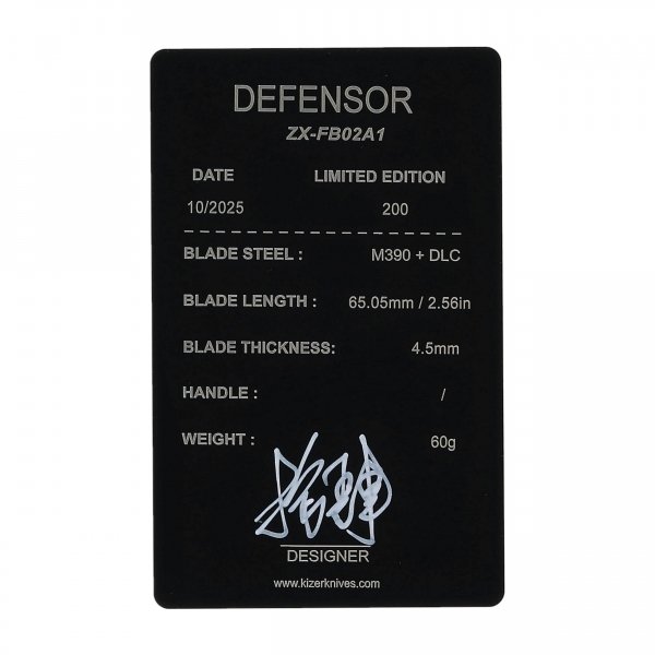 Nóż o stałej klindze Kizer Devensor ZX-FB02A1