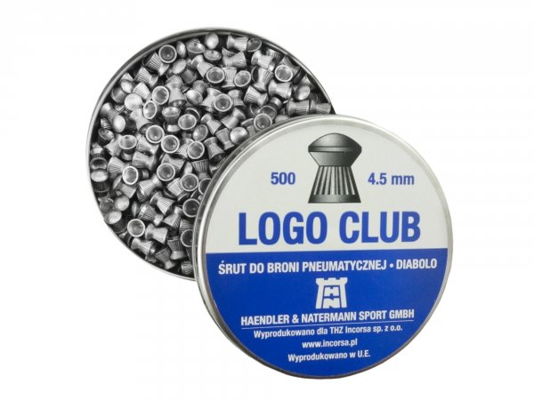 Śrut H&amp;N Logo Club 4.5 mm - 500 szt.