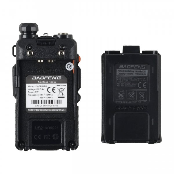 Krótkofalówka PMR Baofeng UV-5R HTQ USB-C