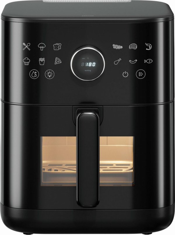 Zwilling Enfinigy Beztłuszczowa Frytkownica Air Fryer Pro 6 Ltr, Czarny Enfinigy