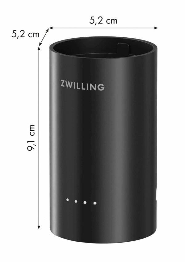 ZWILLING XTEND Zestaw Startowy: Bezprzewodowy Mikser Ręczny + Bateria Czarny XTEND