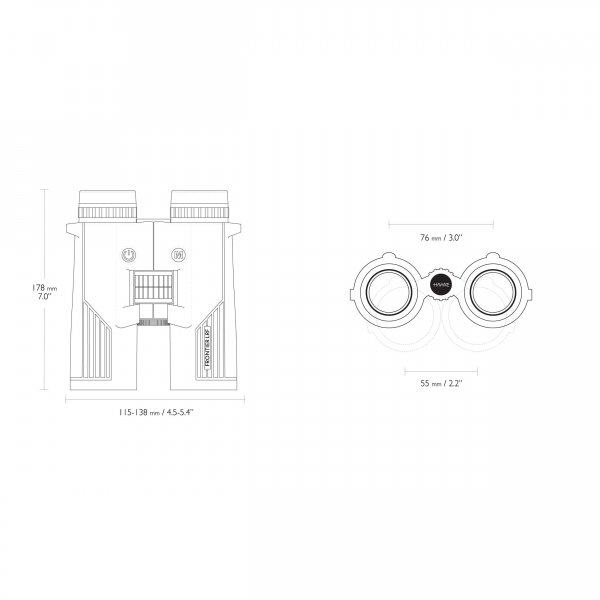 Lornetka z dalmierzem Hawke Frontier LRF 2300 10x42