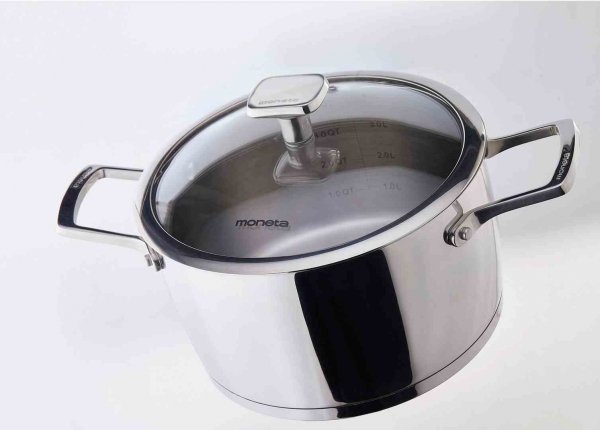 Moneta Garnek z pokrywką 18 cm, Accordo, indukcja