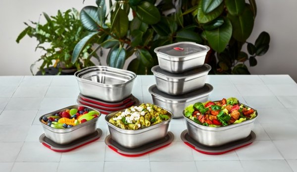 BB-Lunchbox stalowy 0,6l. Multifunction