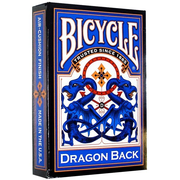 Karty Bicycle Dragon Blue Dragon Back