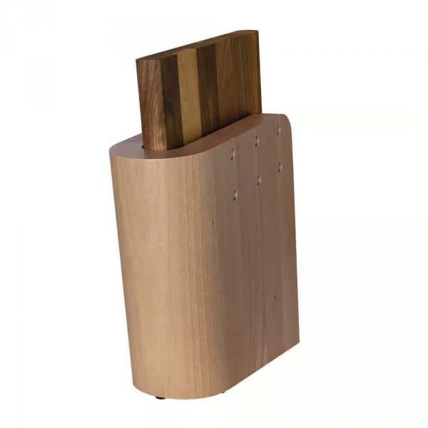 Magnetyczny Blok Na Noże Z Drewna Bukowego + Deska Kuchenna Grand Prix Artelegno