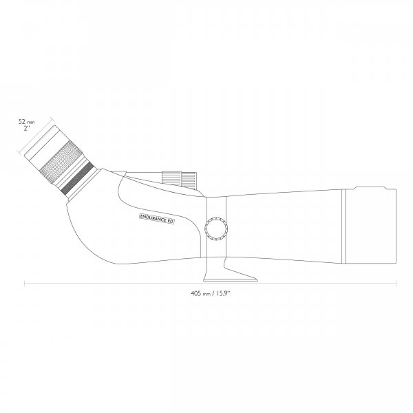 Luneta obserwacyjna Hawke Endurance ED 20-60x68 kątowa
