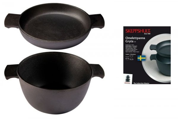 Zestaw 2 naczyń MASTER garnek 3L + patelnia 23 cm