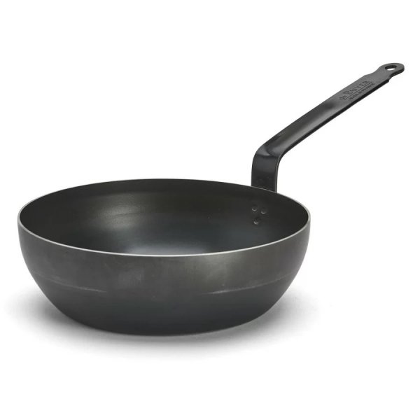BLUE CARBON Patelnia głęboka 28 cm / DE BUYER