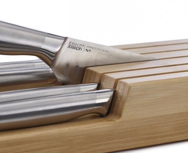 JJ-Zestaw 5 noży w bamb. organizerze Elevate Steel