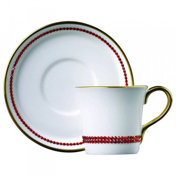 Filiżanka do espresso z kryształkami Swarovskiego (Hiacinth)