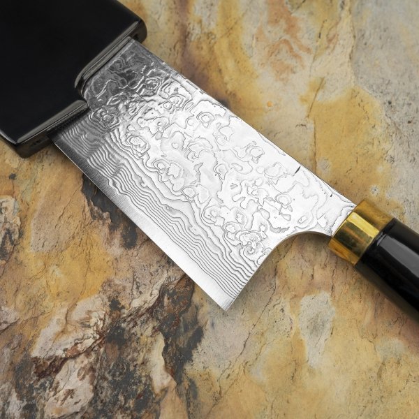 Takeshi Saji Art Fuji Unique R-2 Nóż Santoku 18 cm + Saya