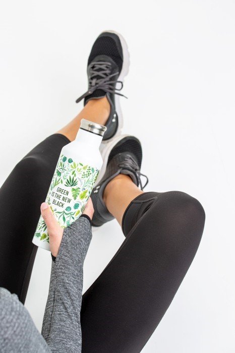 TYP-Butelka termiczna stalowa 500ml GreenNewBlac