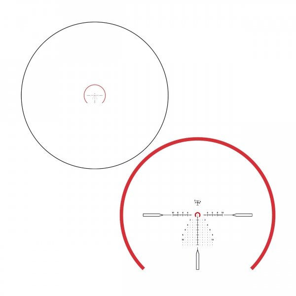 Luneta biegowa Vector Optics Constantine HD 1-10x24 FFP VCO-2 MIL SCFF-42 czarna