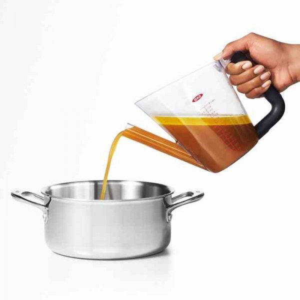 Oxo-separator Tłuszczu 1l. Czarny, Good Grips