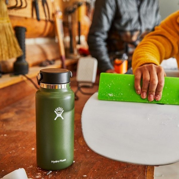 Hydro flask Butelka 32oz Wide Mouth Flex Cap Black