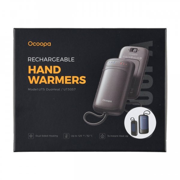 Ogrzewacz elektroniczny do rąk Ocoopa UT5 DuoHeat czarno-niebieski