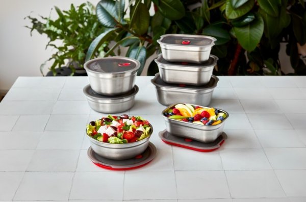 BB-Lunchbox stalowy okrągły 0,95l. Multifunction