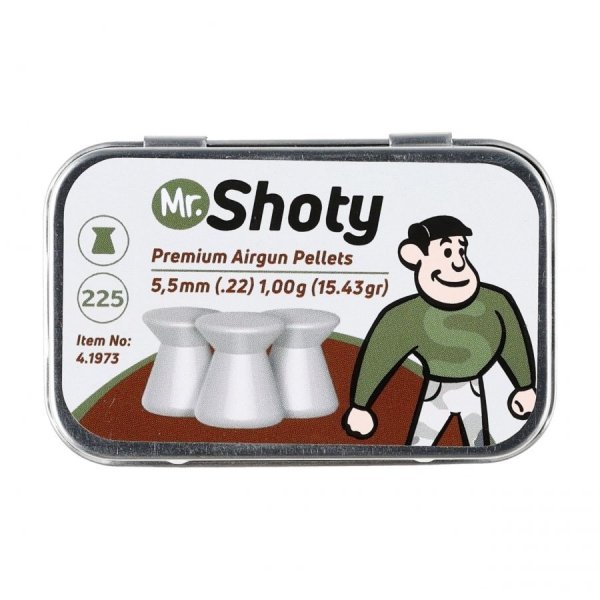 Śrut płaski Mr. Shoty 5,5 mm 1,00 g 225 szt.