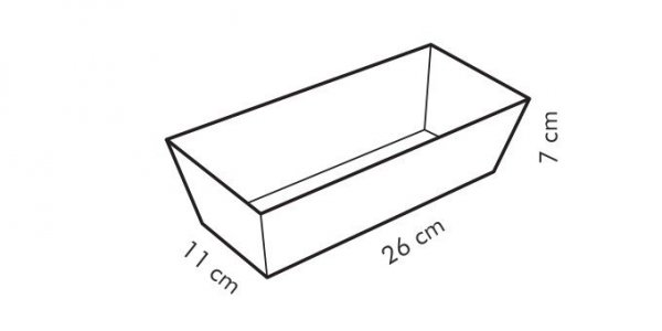 Forma podłużna DELÍCIA 26x11 cm Tescoma