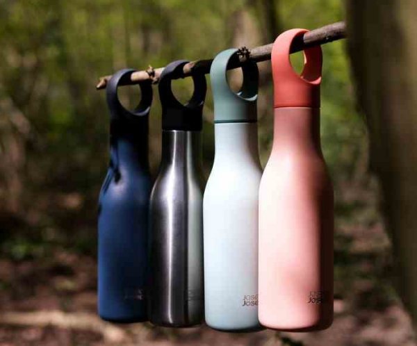 JJ - Butelka termiczna stalowa 500ml Loop™, niebie