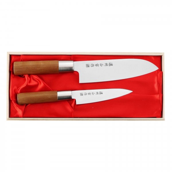 Satake Masamune Zestaw nóż uniw + Santoku