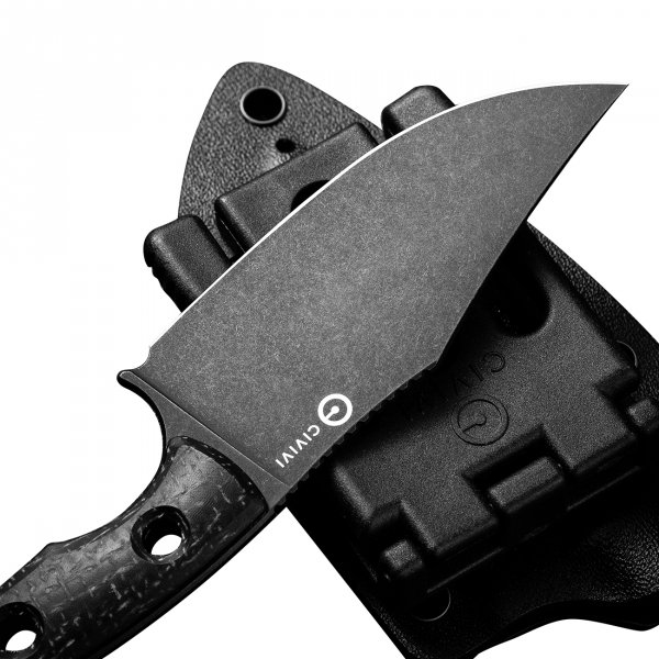 Nóż o stałej klindze Civivi Midwatch C20059B-1 black burlap micarta