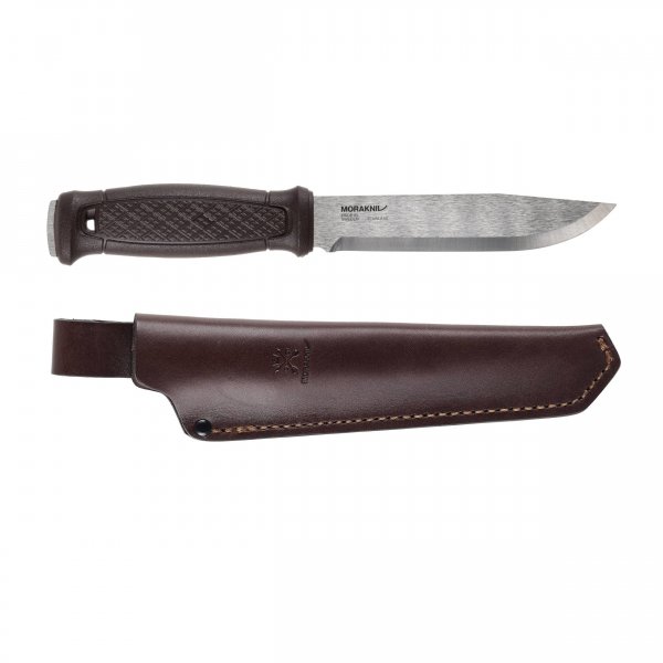 Nóż Morakniv Garberg Grand LS stal nierdzewna brązowy z skórzanym pokrowcem