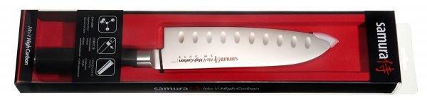 Samura MO-V nóż Santoku hollow ground 7.0&quot;/18