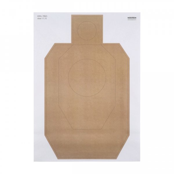 Tarcza strzelecka IDPA - pakiet 50 szt.