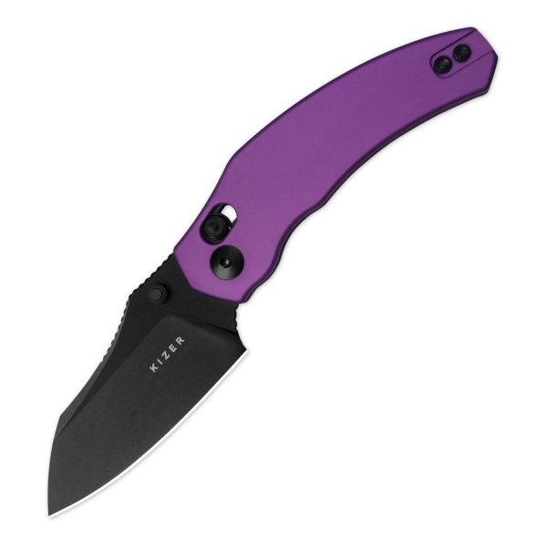 Nóż Kizer Mini Bulldog Purple Aluminum Nitro-V