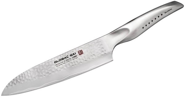 Komplet 4 noży Global SAI w stalowym bloku GKB-52