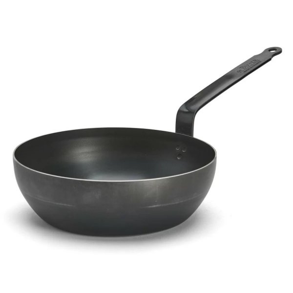 BLUE CARBON Patelnia głęboka 24 cm / DE BUYER