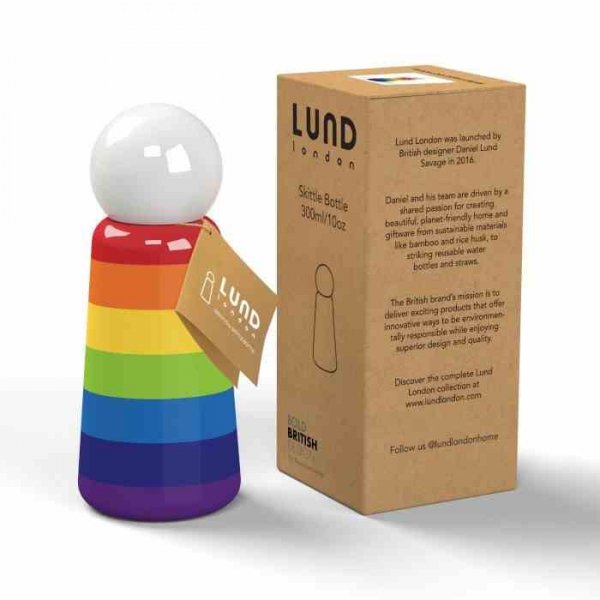 Lund London Butelka 300ml Tęcza, Mini