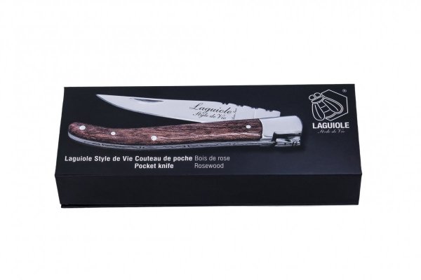 Nóż kieszonkowy Laguiole Luxury Line Rosewood 9 cm