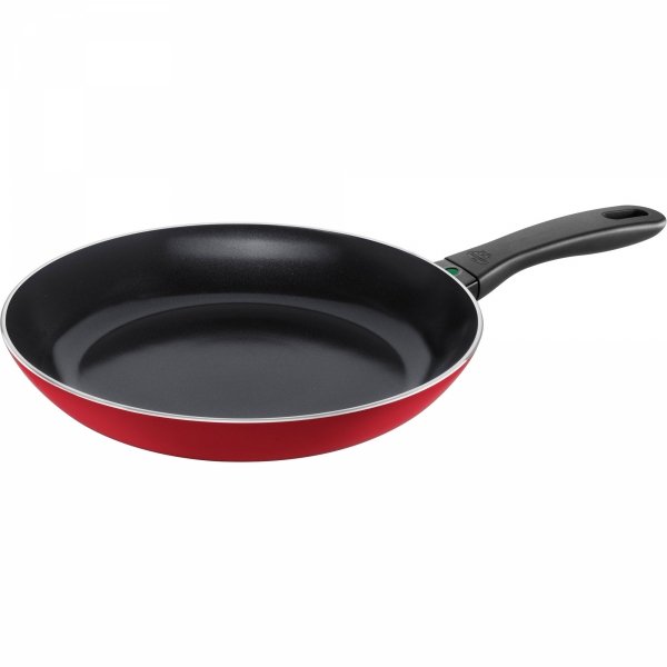 Patelnia Płytka 24 Cm Czerwona Caprera Ballarini