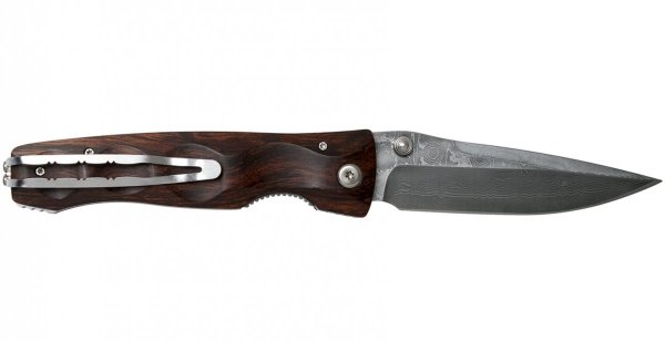 Nóż składany Mcusta Elite Iron Wood Damascus
