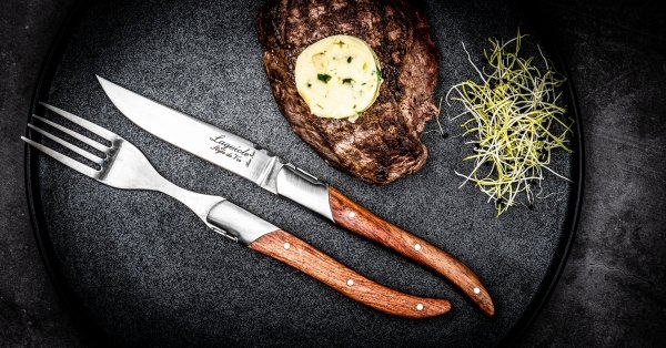 Noże Laguiole do steków Luxury Line  Pakka Wood  6 szt.