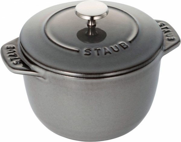 STAUB LA COCOTTE Mały Garnek Okrągły 725 Ml, Grafitowy La Cocotte