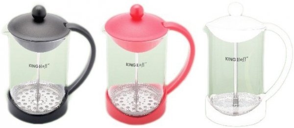 Kinghoff Zaparzacz Do Kawy/Herbaty Z Dociskiem 800ml Kh-4826