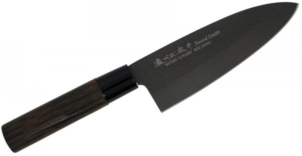 Satake Tsuhime Black Nóż Deba 16 cm