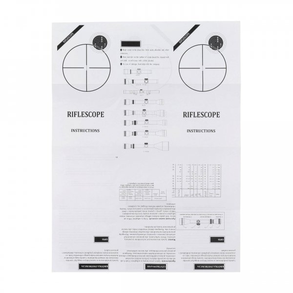 Luneta celownicza Vogler 6-24X50 AOL z montażem