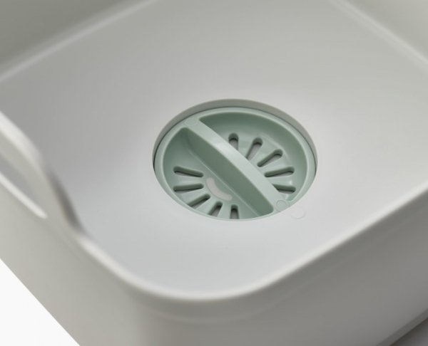 JJ-Miska z odpływem  Extend™, light stone/sage