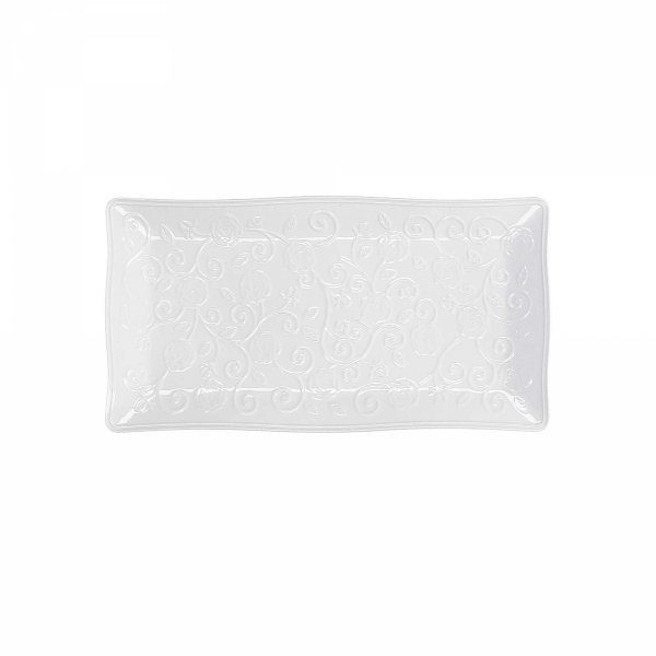 Taca Do Serwowania 30 X 16 Cm Florentina La Porcellana Bianca